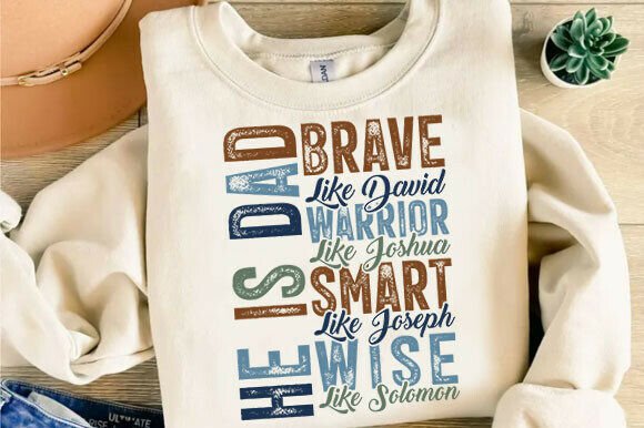 Bible Verse Father's Day Png Design for Impactful Projects