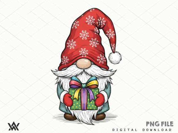 Christmas Gnome PNG Design: Elevate Your Holiday Projects