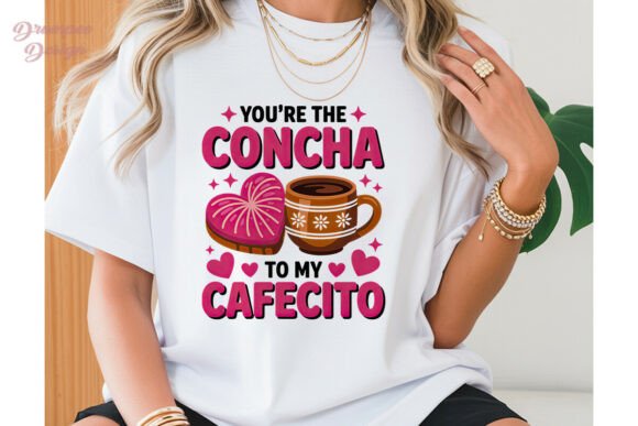 Concha Cafecito Love Sublimation Design: A Modern Asset