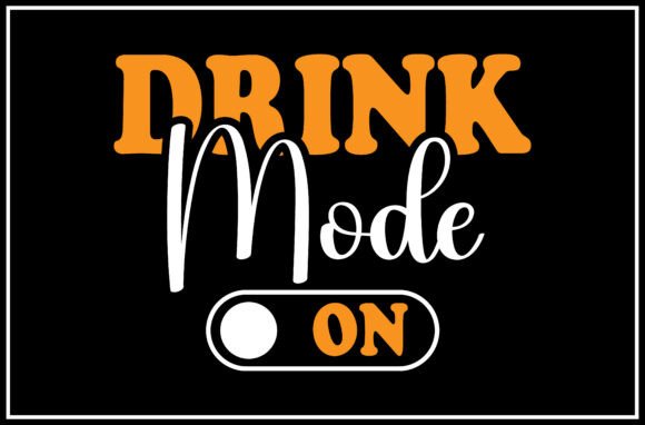 Drink Mode On SVG Design: Versatile Vector Art for Modern Projects