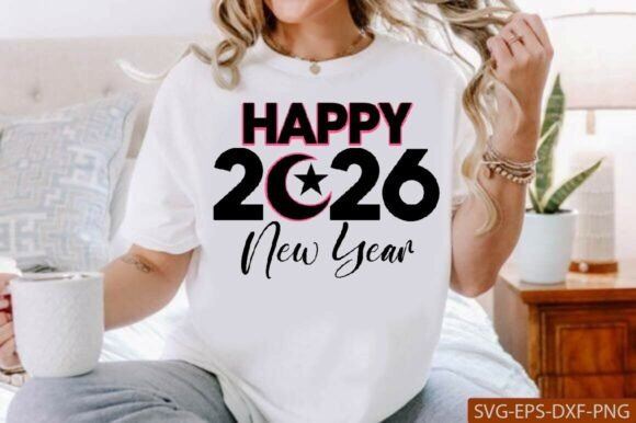 Elevate Your Designs: Happy New Year 2026 SVG T-Shirt Design