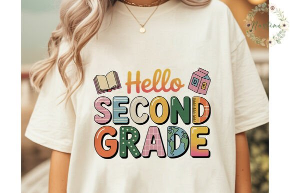 Hello Second Grade Sublimation Design: Your Creative Asset