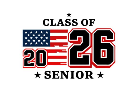 Patriotic Senior Class 2026 Design: A Versatile Asset