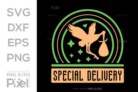 Special Delivery SVG File Quote Design: A Creative Asset for Celebratory Projects