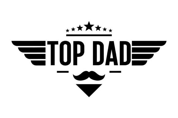 Top Dad Minimal Badge Design: A Modern Asset for Creators